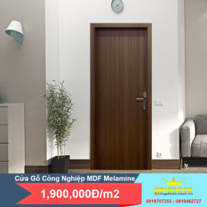 Cửa gỗ MDF Melamine - Chi Nhánh Công Ty CP TM XNK King Door